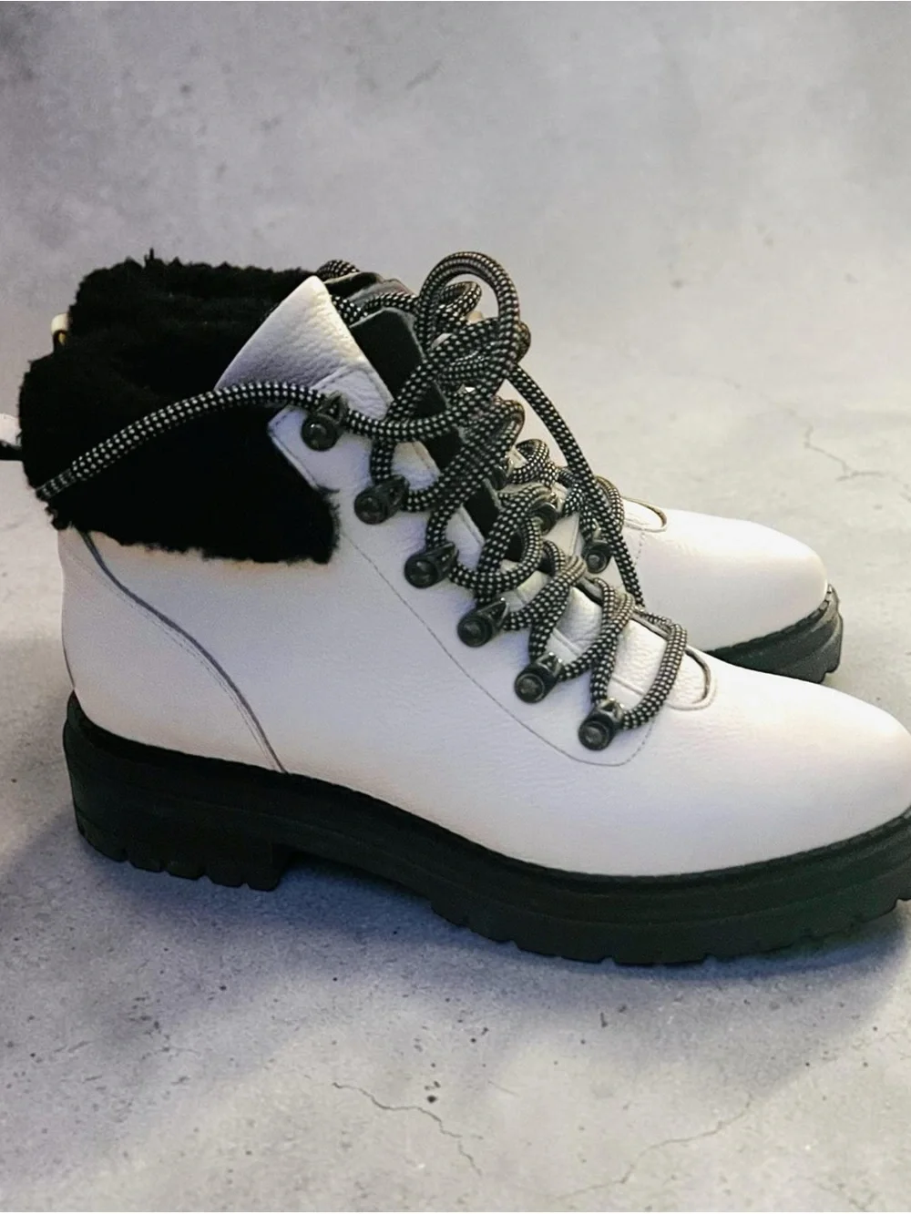 M. Gemi white leather